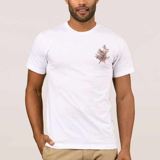T-shirt Oiseau de cèdre (Devant)