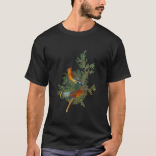 T-shirt Oiseau de cèdre des oiseaux d'Amérique drôle