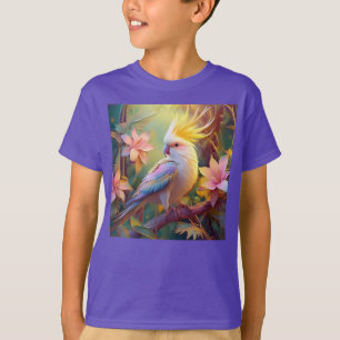 T-shirt Oiseau de fantaisie Perruche à aile iridescente