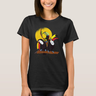 T-shirt Oiseau de forêt tropicale Animal exotique Toucan