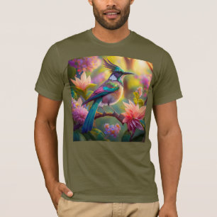 T-shirt Oiseau de Jay Imaginaire vert