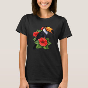 T-shirt Oiseau de la forêt tropicale Animal exotique Touca