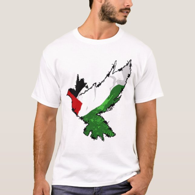 T-shirt Oiseau de la Palestine (Devant)
