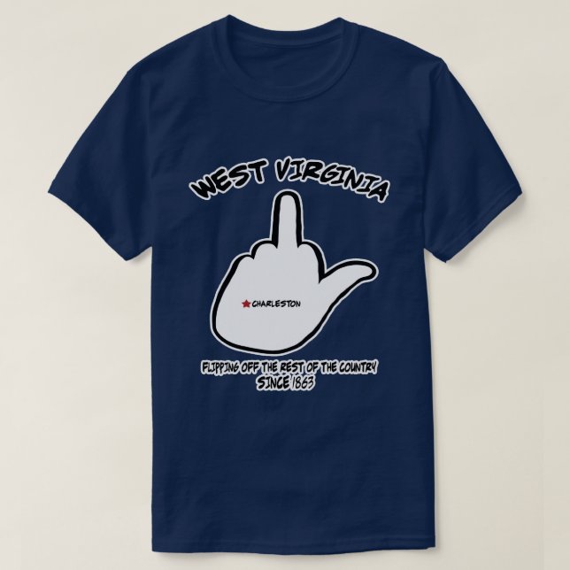 T-shirt Oiseau de l'État de Virginie-Occidentale (Design devant)