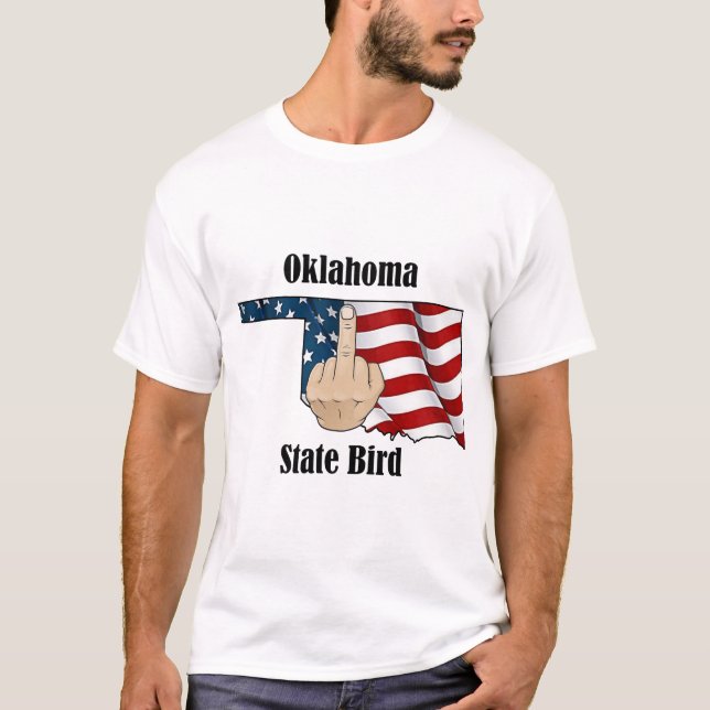T-shirt Oiseau de l'État d'Oklahoma (Devant)