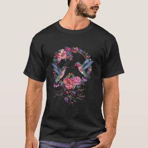 T-shirt Oiseau de mer Ailes de nectar Plumage Fleurs 2