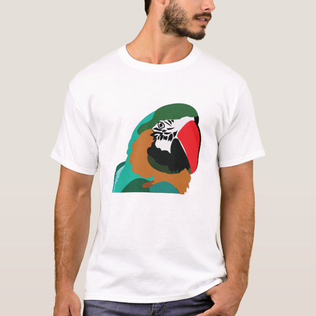 T-shirt Oiseau de perroquet (Devant)