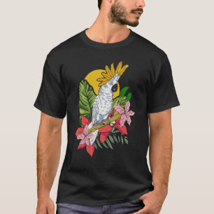 T-shirt Oiseau de perroquet animal Oiseau Oiseau Cockat tr