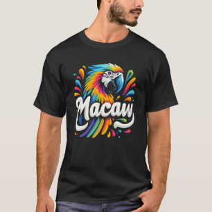 T-shirt Oiseau de perroquet de Macaw