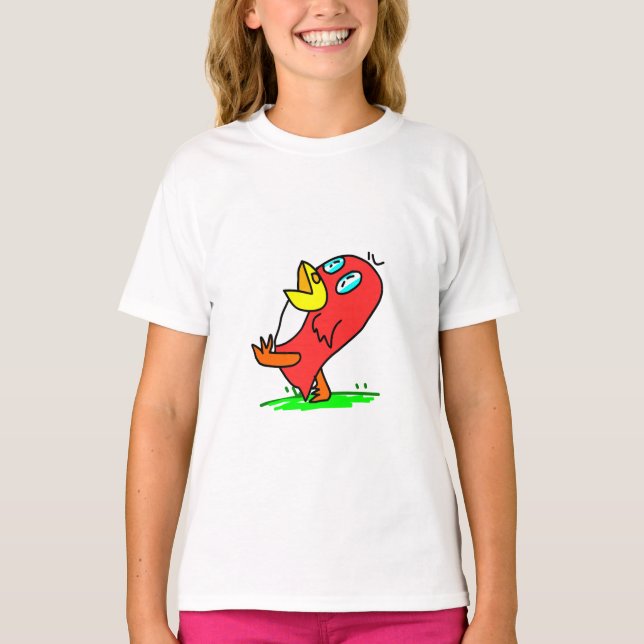 T-shirt oiseau de plaine (Devant)