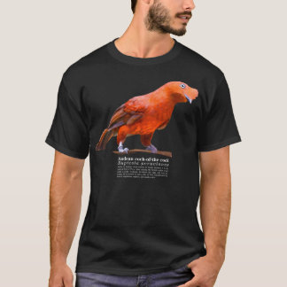 T-shirt Oiseau De Roche Andéen Sur Les Rochers
