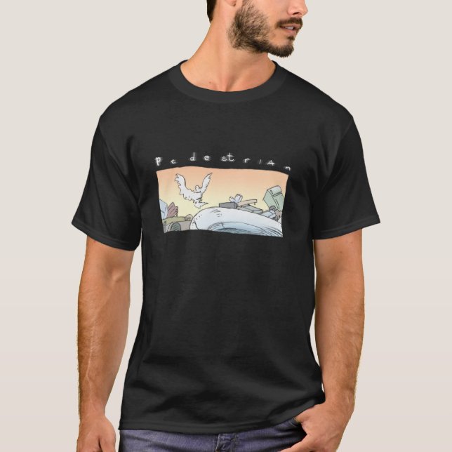 T-shirt Oiseau-décharge (Devant)