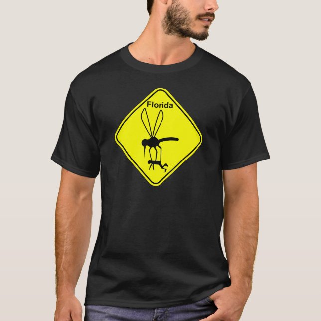 T-shirt Oiseau d'état de Floride le moustique (Devant)