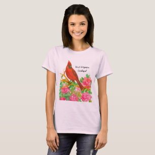 T-shirt Oiseau d'État de Virginie-Occidentale Aquarelle ca
