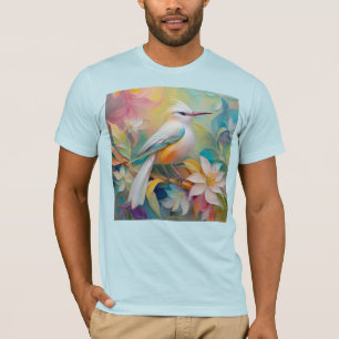 T-shirt Oiseau d'Imaginaire tourbé d'or