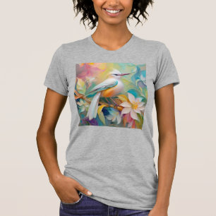 T-shirt Oiseau d'Imaginaire tourbé d'or