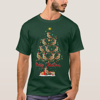 T-shirt Oiseau du Bruant qui correspond à Père Noël Bruant