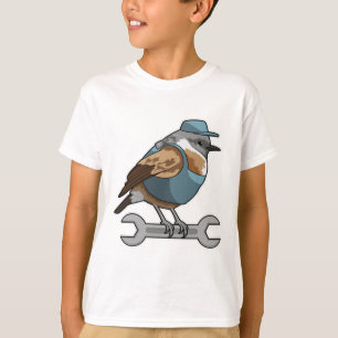 T-shirt Oiseau en tireur avec clé
