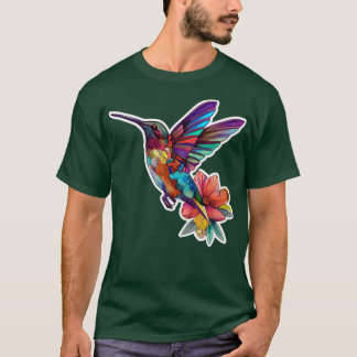 T-shirt Oiseau floral