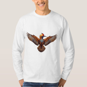 T-shirt Oiseau Hoatzin majestueux en vol – Nature vintage