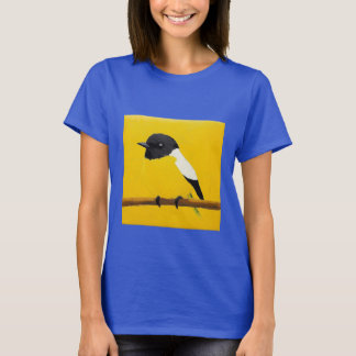 T-shirt Oiseau jaune joyeux | Avian amusant et adorable