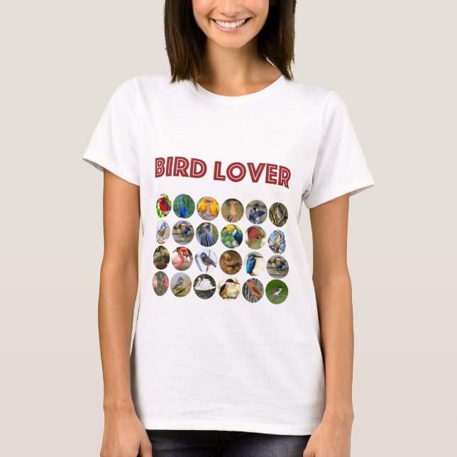 T-shirt Oiseau Lover (Devant)