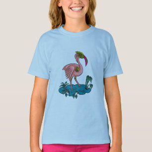 T-shirt Oiseau mécanique, Robot mécanique Flamant rose ros