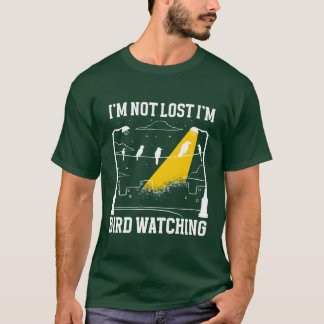 T-shirt Oiseau observer mignonne fille amoureuse d'oiseaux