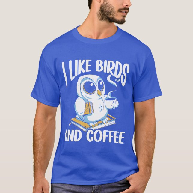 T-shirt Oiseau observer mignonne Oiseau Amoureux fille (Devant)