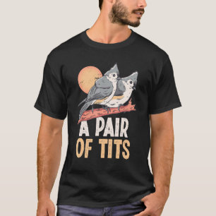 T-shirt Oiseau ornithologique de Titsouris touffu