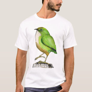 T-shirt OISEAU Rock Wren piwauwau NZ