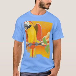 T-shirt Oiseau Tropical Oiseau Macaw Parrot1