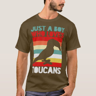 T-shirt Oiseau tropical Toucan Toucan Lover Vintage