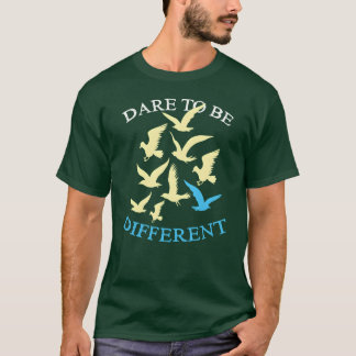 T-shirt Oiseaux Amant Dareo Be Different Cadeau Idée fille