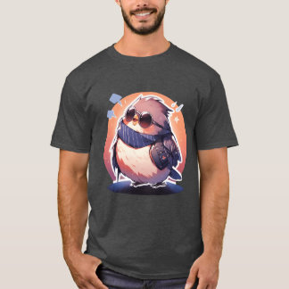T-shirt Oiseaux Amusants Animaux Forêt Créatures Animal f