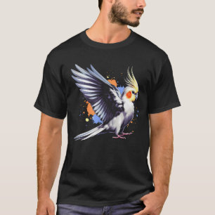 T-shirt Oiseaux de Cockatiel Oiseau d'Oiseau d'observation