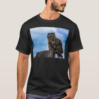 T-shirt Oiseaux de hibou Plumes Animaux Nature Destinée Pa