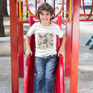 T-shirt oiseaux de style vintage