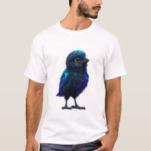 Oiseaux hommes de la galaxie cosmique bleue