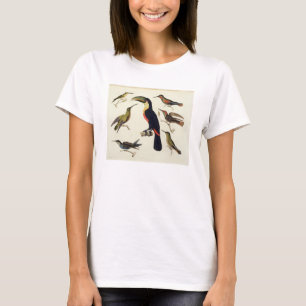 T-shirt Oiseaux indigènes, y compris le toucan (centre),