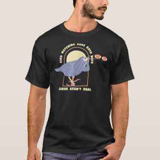 T-shirt Oiseaux L'observation va dans les deux voies Oisea