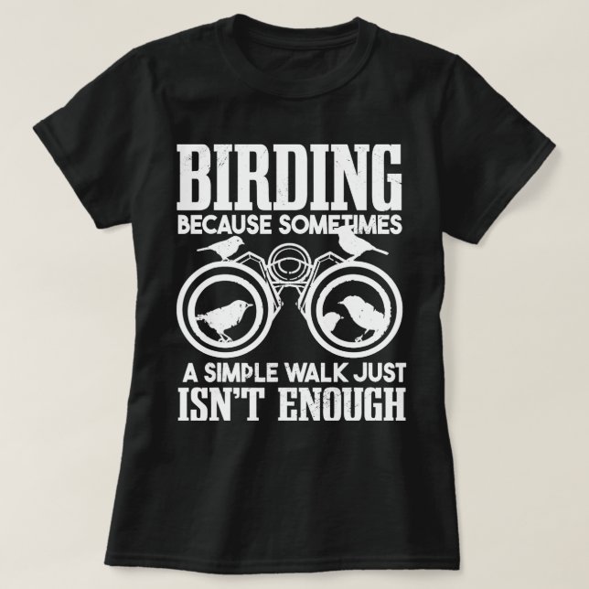 T-shirt Oiseaux Oiseaux Oiseaux Ornithologiste (Design devant)