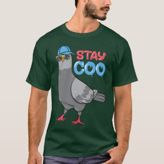T-shirt Oiseaux Oiseaux Pigeons Oiseaux Pigeon Stay Coo vi