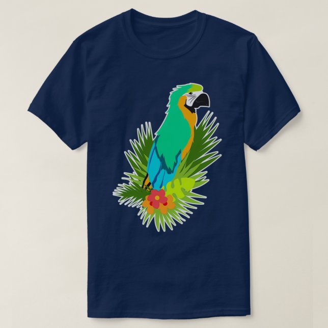 T-shirt Oiseaux Parrot drôle Idée cadeau 1 (Design devant)