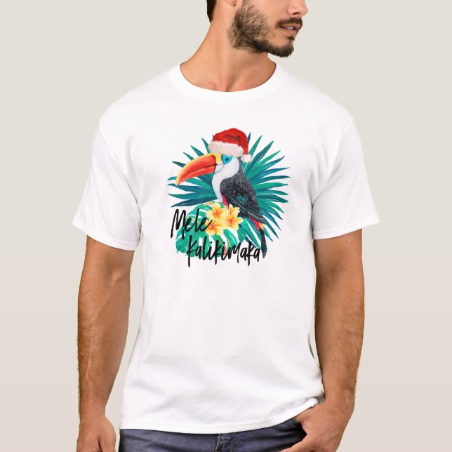 T-shirt Oiseaux tropicaux de jungle de Mele Kalikimaka (Devant)
