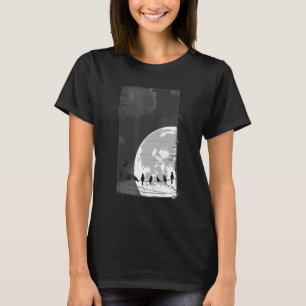 T-shirt Oiseaux vintages Sur Un Fil Oiseaux Observation Or