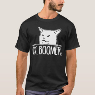 T-shirt OK Boomer Mème Chat Dire Mème Sarcastique