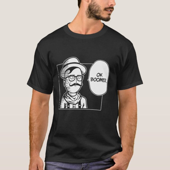T-shirt Ok Boomer Saitama manga drôle mème de manga anime (Devant)