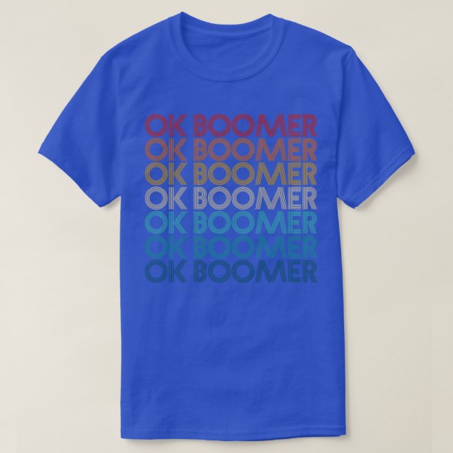 T-shirt OK Boomer Vintage (Design devant)
