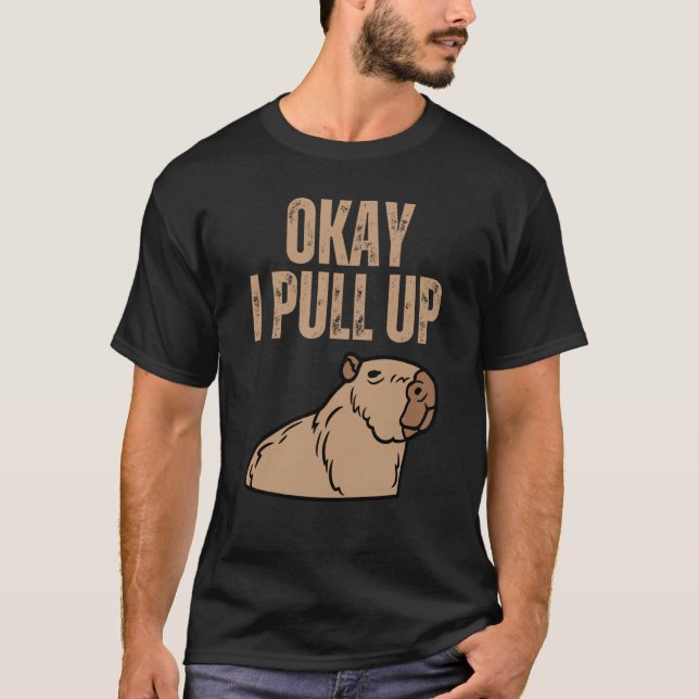 T-shirt Ok Je Tiens Capybara Capibara Casquette Du Respect (Devant)